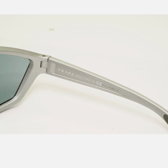 Versace Grey Visor Shield Sunglasses 50mm Box - Picture 7 of 8